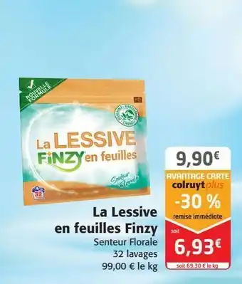 Colruyt La lessive en feuilles finzy offre