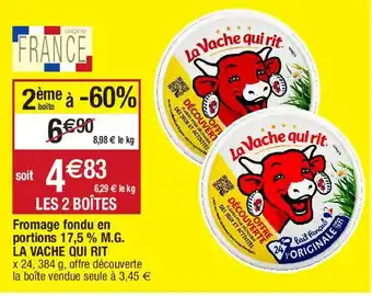 Migros Fromage fondu en portions 17.5% mg la vache qui rit offre