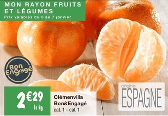Migros Clémenvilla bon&engagé offre