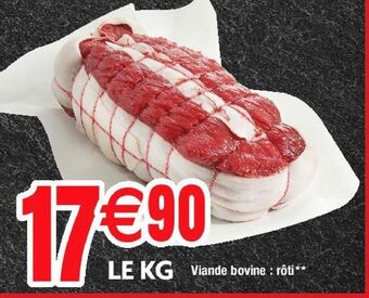 Migros Viande bovine roti offre