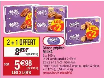 Migros Choco pépites milka offre