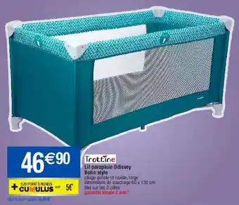 Migros Lit parapluie odissey boho style offre