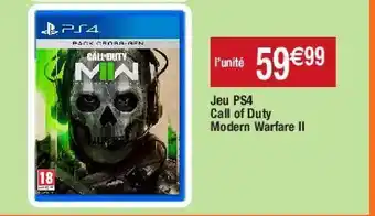 Migros Jeux playstation 4 call of duty modern warfare ii offre