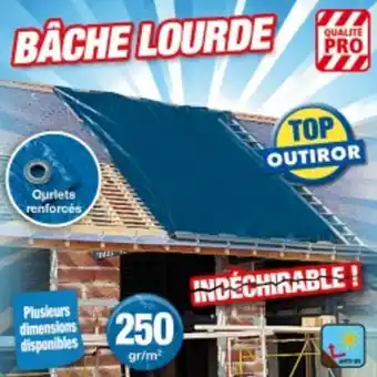 Outiror Bâche lourde bleue qualité... offre