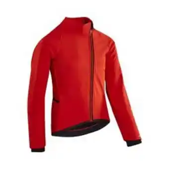 Decathlon Veste velo enfant 900 noire rouge offre