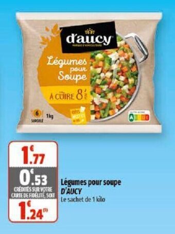 Coccinelle Supermarché Légumes pour soupe D'AUCY offre