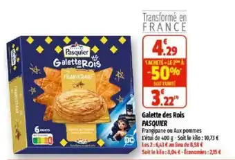 Coccinelle Supermarché Galette des rois PASQUIER offre