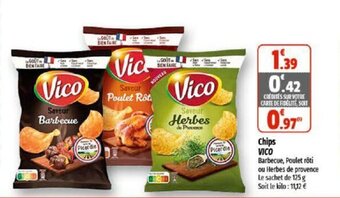 Coccinelle Supermarché Chips VICO offre