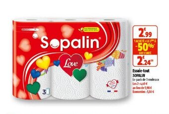 Coccinelle Supermarché Essuie-tout SOPALIN offre