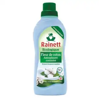 Auchan Assouplissant concentré écologique fleur de coton rainett offre