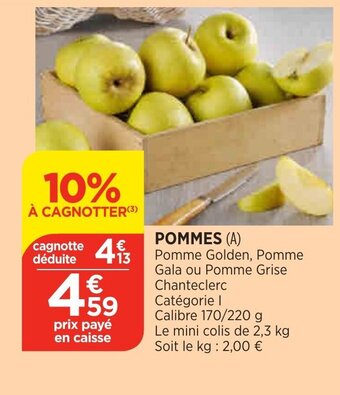 Bi1 Pommes offre