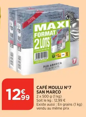 Café moulu N7 SAN MARCO
