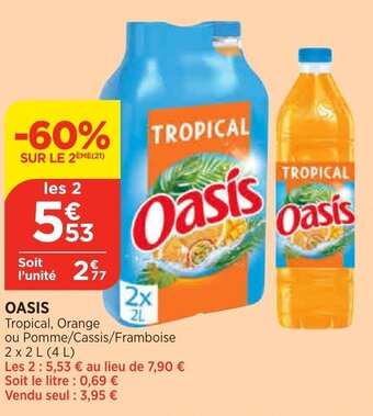 Bi1 Oasis offre
