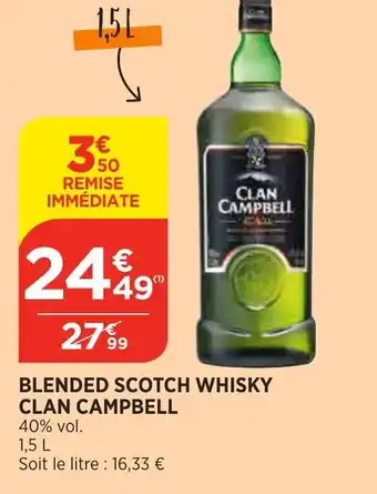 Blended scotch whisky CLAN CAMPBELL