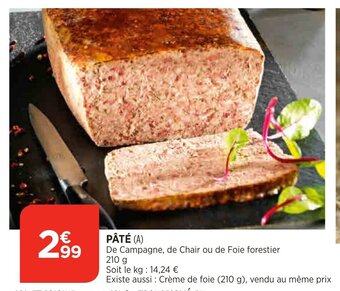 Bi1 Pâté offre