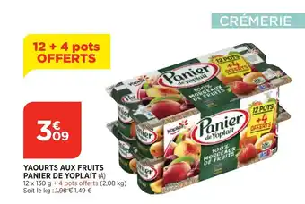 Bi1 Yaourts aux fruits PANIER DE YOPLAIT offre