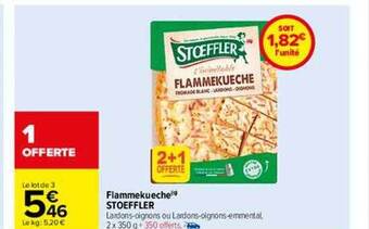 Carrefour Flammekueche stoeffler offre