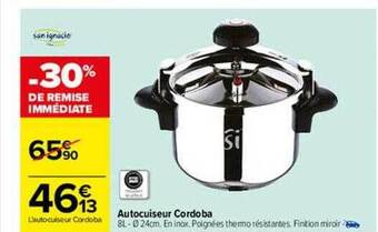 Carrefour Autocuiseur cordoba offre