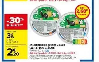 Carrefour Assortiment de gélifiés classic carrefour classic offre