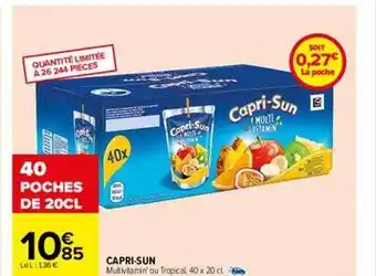 Carrefour Capri-sun offre