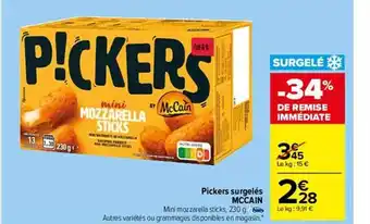 Carrefour Market Pickers surgelés mccain offre
