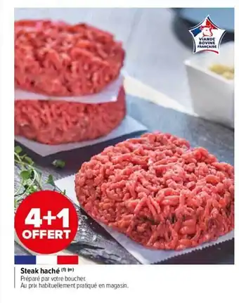 Carrefour Market Steak haché offre