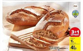 Carrefour Market Pain de campagne filière qualité carrefour offre