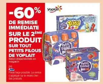Carrefour Market Petits filous de yoplait offre