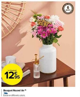 Carrefour Market Bouquet nouvel an offre