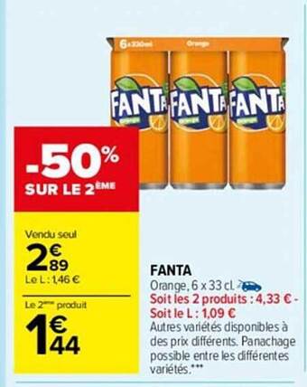 Carrefour Market Fanta offre