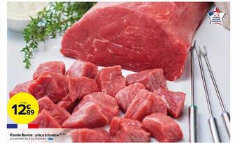 Carrefour Market Viande bovine : pièce à fondue offre