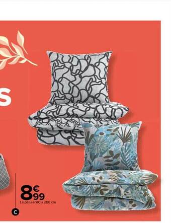 Carrefour Market La parure 140 x 200 cm offre