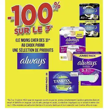 Casino Supermarchés Produits always offre