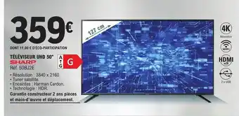 E.Leclerc Téléviseur uhd 50 offre