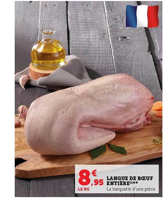 Promo Langue de bœuf entière chez Hyper U