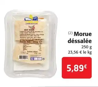 Colruyt Morue déssalée offre