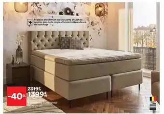 Boxspring continental 160 x 200 cm