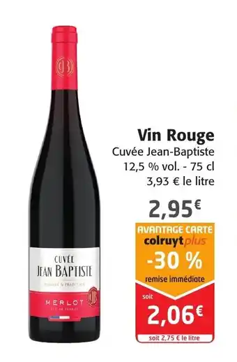 Colruyt Vin rouge offre