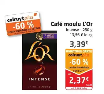 Colruyt Café moulu L'OR offre