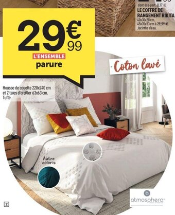 Centrakor Parure offre