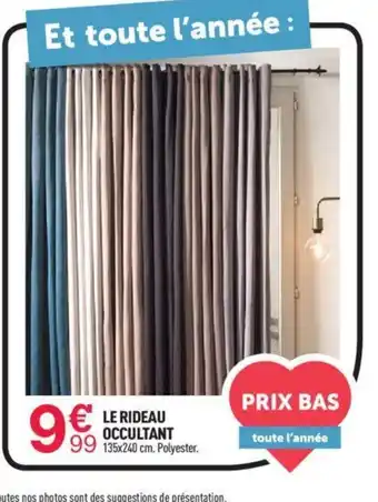 Centrakor Le Rideau Occultant offre