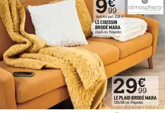 Centrakor Le Plaid Brode Mara offre