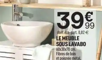 Centrakor Le Meuble Sous Lavabo offre