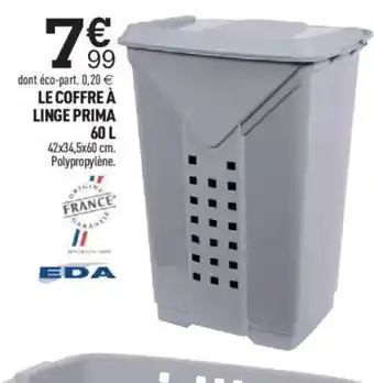 Centrakor Le Coffre a Linge Prima 60L offre