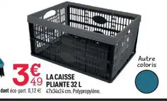 Centrakor La Caisse Pliante 32L offre