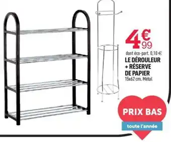 Centrakor Le Dérouleur +Reserve de Papier offre