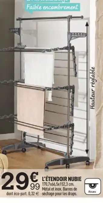 Centrakor l'Etendoir Nubie offre