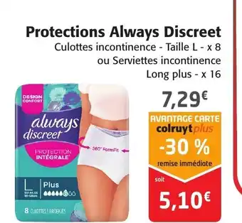 Colruyt Protections Always discreet offre