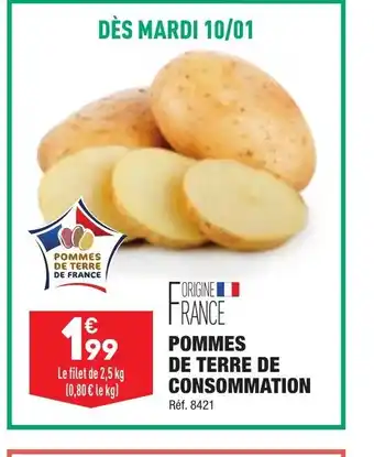 ALDI Pommes de Terre de Consommation offre