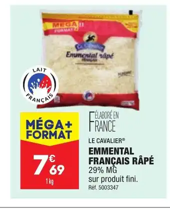 ALDI Emmental Français râpé offre